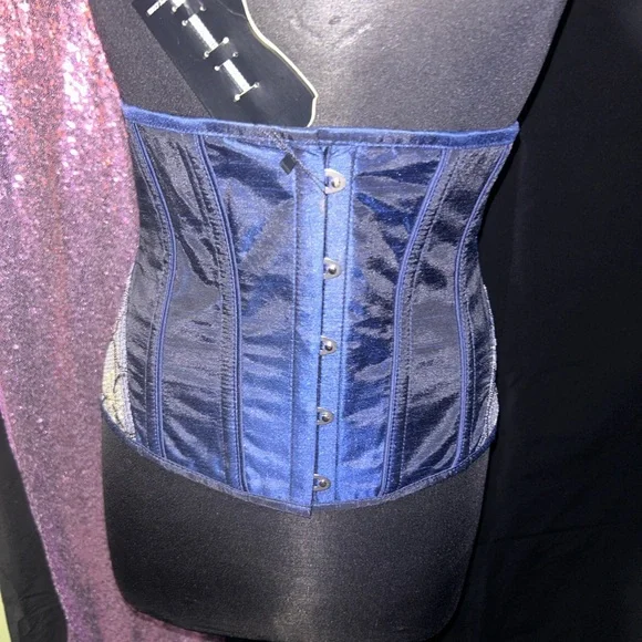 Midnight Blue Underbust Corset by Corset Story - Picture 4 of 8